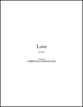 Love piano sheet music cover